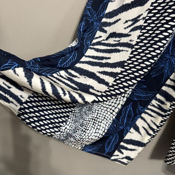 Banana Republic wide leg flows printed pant size large - Picture 5 of 9